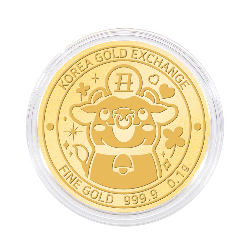 한국금거래소 12지신 순금 코인(메달) 세트 1.2g